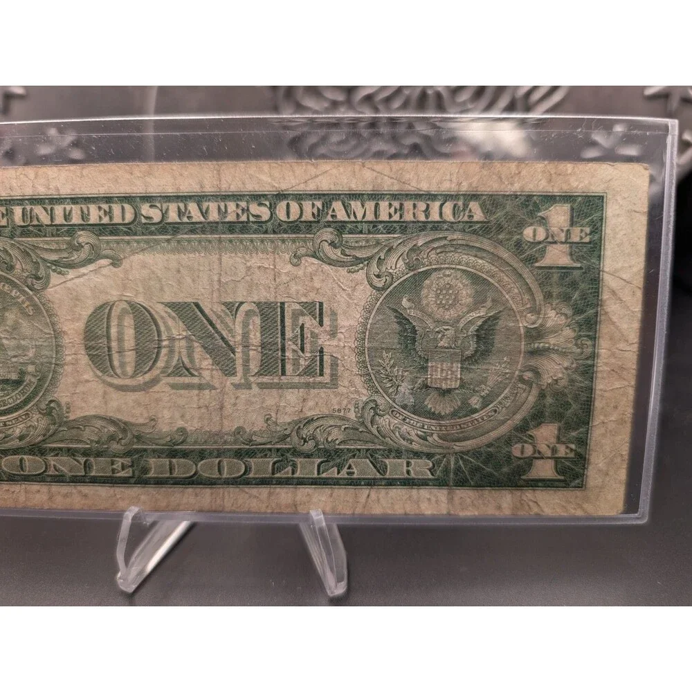 1935‑E $1 Silver Certificate • “Godless” Note • Q90335556G • UMM Finds - Picture 5 of 6